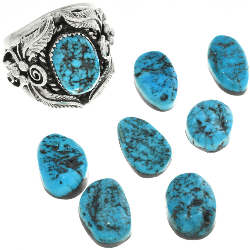 Navajo-Turquoise-Big-Boy-Silver-Ring-Bold-Sterling-Mens-Design-Stones