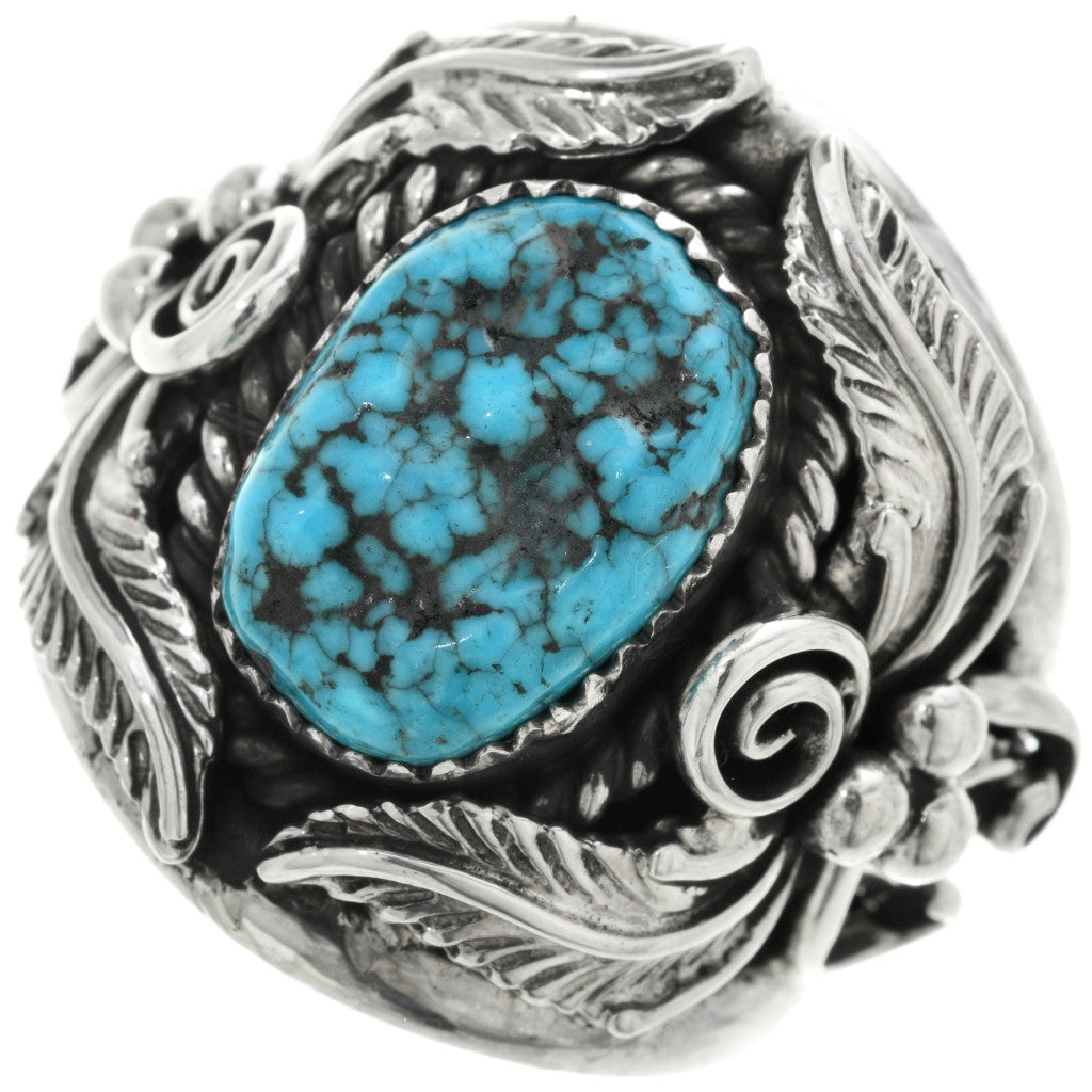 Navajo-Turquoise-Big-Boy-Silver-Ring-Bold-Sterling-Mens-Design