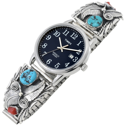 mens-kingman-turquoise-coral-sterling-silver-navajo-watch-tips