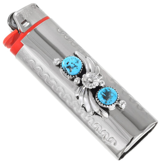 native-american-lighter-case-Natural-Kingman-Turquoise