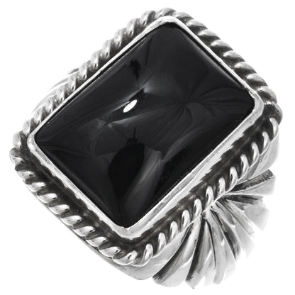 sterling-silver-onyx-mens-navajo-handmade-ring