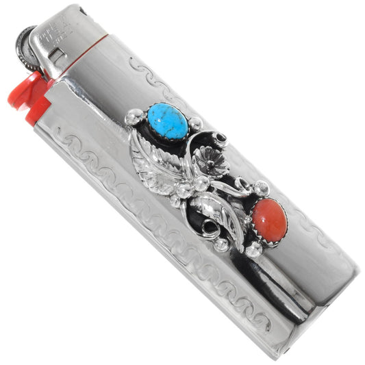 turquoise-coral-lighter-case